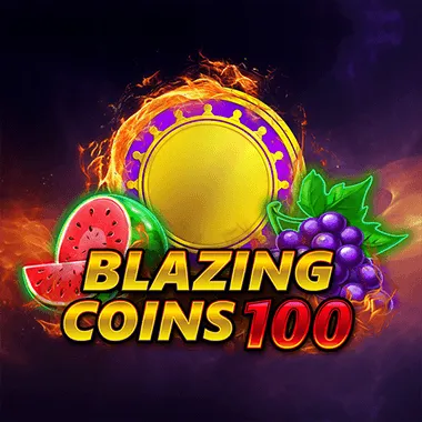 Blazing Coins 100 logo