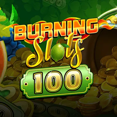 Burning Slots 100 logo