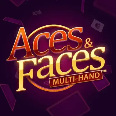 Aces and Faces Multi-hand logo